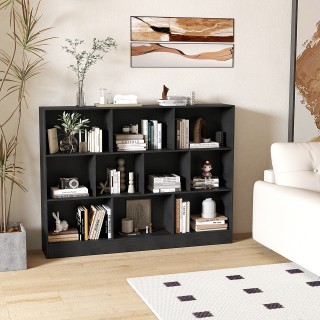 Costway Βιβλιοθήκη με 10 ράφια, 3 επίπεδα και 2 σετ προστασίας από ... Costway Βιβλιοθήκη με 10 ράφια, 3 επίπεδα και 2 σετ προστασίας από ...