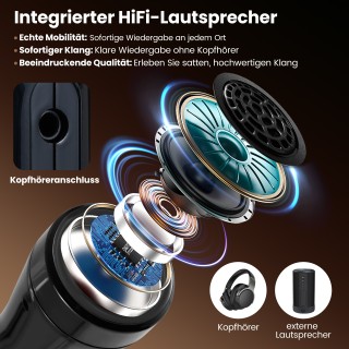 Costway Φορητό Ψηφιακό Σαξόφωνο με Ηχείο HIFI και Ασύρματο MIDI, 10... Costway Φορητό Ψηφιακό Σαξόφωνο με Ηχείο HIFI και Ασύρματο MIDI, 10...