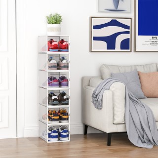 BAKAJI Σετ 6 τεμαχίων κουτιά αποθήκευσης παπουτσιών στοιβαζόμενα 3... BAKAJI Σετ 6 τεμαχίων κουτιά αποθήκευσης παπουτσιών στοιβαζόμενα 3...