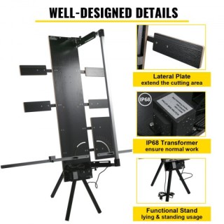 Μηχανή Κοπής Φελιζόλ VEVOR 42cm, Κόφτης Αφρού 127cm, Κόφτης Θερμού ... Μηχανή Κοπής Φελιζόλ VEVOR 42cm, Κόφτης Αφρού 127cm, Κόφτης Θερμού ...