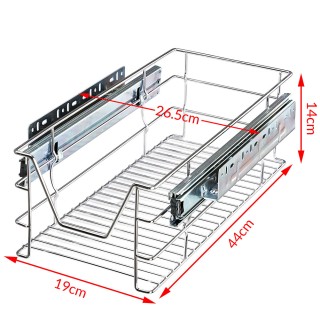 BAKAJI Τηλεσκοπικό Συρτάρι Κουζίνας 30cm Καλάθι Ράφι Συρόμενο Εξοι... BAKAJI Τηλεσκοπικό Συρτάρι Κουζίνας 30cm Καλάθι Ράφι Συρόμενο Εξοι...