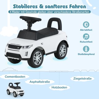 Costway Παιδικό Λευκό Αυτοκίνητο Παιχνίδι με Αποθηκευτικό Χώρο TQ10...