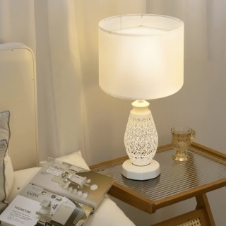 VEVOR Αμπαζούρ Τύμπανο 33x33x25 εκ. Μεσαίο Στρογγυλό (Λινό Εκρού) Y...