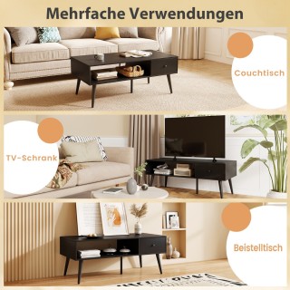 Costway Τραπεζάκι Σαλονιού 109 x 55 x 39,5 cmμε Στιβαρά Πόδια από Π... Costway Τραπεζάκι Σαλονιού 109 x 55 x 39,5 cmμε Στιβαρά Πόδια από Π...