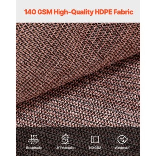 VEVOR Καφέ Σκίαστρο 90% 10x12 ft για Κήπο Πατιό JBZGB120FT1810KQ7001V0 VEVOR Καφέ Σκίαστρο 90% 10x12 ft για Κήπο Πατιό JBZGB120FT1810KQ7001V0