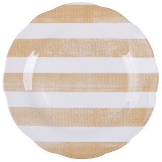 Villa DEste   Σετ 6 τμχ Πιάτο φρούτων από πορσελάνη με σκαλιστό περ...