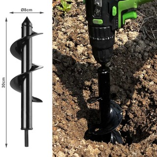 BAKAJI Κήπος Σπειροειδής Τρυπάνι Διάμετρος 8 εκ. Βάθος 16 εκ. 02814498 BAKAJI Κήπος Σπειροειδής Τρυπάνι Διάμετρος 8 εκ. Βάθος 16 εκ. 02814498