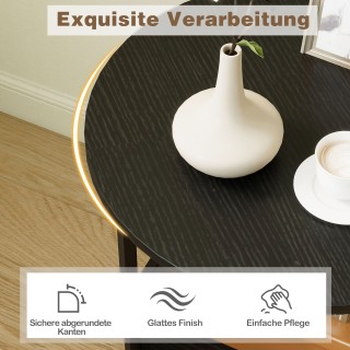 Costway Βοηθητικό Στρογγυλό Τραπέζι 2 Επιπέδων με Χώρο Αποθήκευσης,... Costway Βοηθητικό Στρογγυλό Τραπέζι 2 Επιπέδων με Χώρο Αποθήκευσης,...