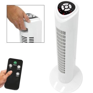 BAKAJI Ανεμιστήρας Πύργος 80 εκ Αθόρυβος Περιστρεφόμενος 3 Ταχύτητε... BAKAJI Ανεμιστήρας Πύργος 80 εκ Αθόρυβος Περιστρεφόμενος 3 Ταχύτητε...