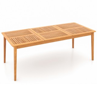 Costway Εξωτερικό Τραπέζι Φαγητού 200 x 90 cm  για 8 Άτομα από Ακακ...