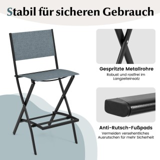 Costway Σετ Εξωτερικών Σκαμπό Μπαρ Υψηλής Αντοχής και Άνεσης NP1134... Costway Σετ Εξωτερικών Σκαμπό Μπαρ Υψηλής Αντοχής και Άνεσης NP1134...