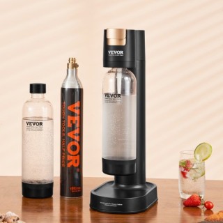 VEVOR Μηχανή Παρασκευής Ανθρακούχου Νερού για το Σπίτι με 2 Μπουκάλ... VEVOR Μηχανή Παρασκευής Ανθρακούχου Νερού για το Σπίτι με 2 Μπουκάλ...