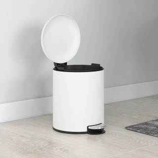 HOMCOM Κάδος Απορριμμάτων με Πεντάλ 5L με Καπάκι Απαλής Κλεισίματος... HOMCOM Κάδος Απορριμμάτων με Πεντάλ 5L με Καπάκι Απαλής Κλεισίματος...