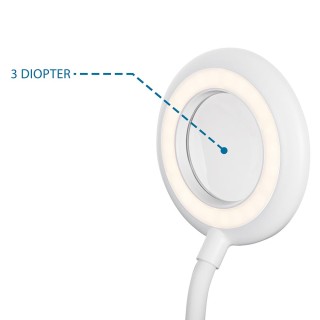BAKAJI  Λάμπα Εργασίας Μεγεθυντικός Φακός 3 Διοπτρίες LED Αισθητικό...