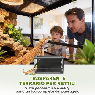 PawHut Ανασηκωμένος και Πτυσσόμενος Ερμάριο με Καπάκι και Τοίχους α...