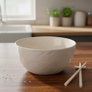 Villa DEste Σετ 6τμχ  Βαθύ πιάτο από πέτρινη ύλη με ανάγλυφο σχέδιο...