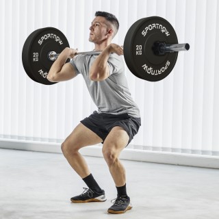 SPORTNOW Σετ 2 Δίσκοι Βάρους 20kg από Καουτσούκ με Τρύπα 2/5 cm γι... SPORTNOW Σετ 2 Δίσκοι Βάρους 20kg από Καουτσούκ με Τρύπα 2/5 cm γι...