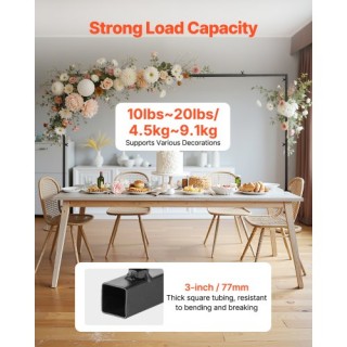 VEVOR Ρυθμιζόμενο Σταντ Τραπεζιού 28-98 in L με Σφιγκτήρα για Διακό...