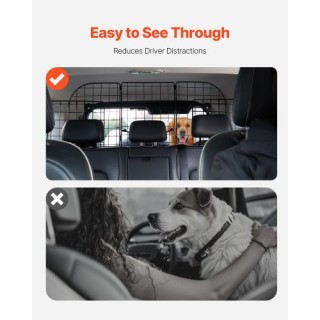 VEVOR Ρυθμιζόμενο Διαχωριστικό Αυτοκινήτου για Σκύλους 38.5-61.6 TY... VEVOR Ρυθμιζόμενο Διαχωριστικό Αυτοκινήτου για Σκύλους 38.5-61.6 TY...