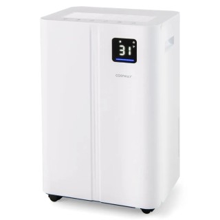 Costway Ηλεκτρικός Αφυγραντήρας 25,5 L/Η για Χώρους 25㎡ ES10535DE-WH Costway Ηλεκτρικός Αφυγραντήρας 25,5 L/Η για Χώρους 25㎡ ES10535DE-WH