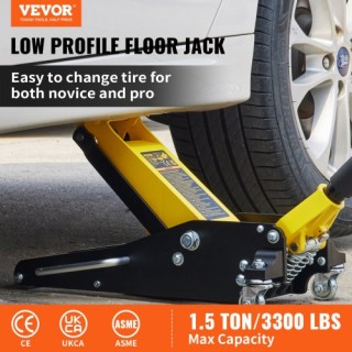 VEVOR Γρύλος Δαπέδου 1.5 Τόνων, Χαμηλού Προφίλ, Αλουμινίου & Χάλυβα... VEVOR Γρύλος Δαπέδου 1.5 Τόνων, Χαμηλού Προφίλ, Αλουμινίου & Χάλυβα...