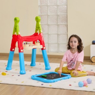 Παιδικό Καβαλέτο VEVOR 2-σε-1 Διπλής Όψης Μαγνητικός Πίνακας/Μαυροπ...