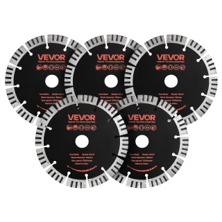VEVOR Διαμαντοδίσκοι 160 mm 5 τμχ για Wall Chaser, Φ22,2 mm, για Ξη... VEVOR Διαμαντοδίσκοι 160 mm 5 τμχ για Wall Chaser, Φ22,2 mm, για Ξη...