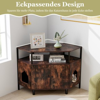 Costway Ντουλάπι Γάτας με Διπλή Πόρτα και Επιπλέον Χώρο Αποθήκευση... Costway Ντουλάπι Γάτας με Διπλή Πόρτα και Επιπλέον Χώρο Αποθήκευση...