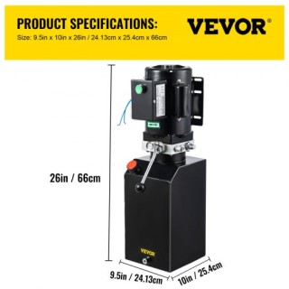 VEVOR 14L Υδραυλική Αντλία Αυτοκινήτου 1HP για Ανυψωτήρα Αυτοκινήτω... VEVOR 14L Υδραυλική Αντλία Αυτοκινήτου 1HP για Ανυψωτήρα Αυτοκινήτω...