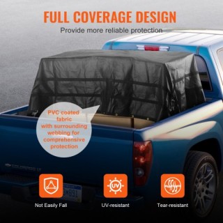 VEVOR  Βαρύ Καθαρό Φορτίο 120 x 105 Ρυθμιζόμενες Πόρπες & S-Γάντζοι...