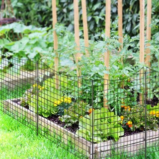 Costway 5 Τεμάχια Διακοσμητικός Κήπος Φράχτης από Μέταλλο, 87 x 98... Costway 5 Τεμάχια Διακοσμητικός Κήπος Φράχτης από Μέταλλο, 87 x 98...