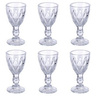 Villa dEste Home Σετ 6 Διαφανή Γυάλινα Λικεράκια Prisma 50 ml 5909854 Villa dEste Home Σετ 6 Διαφανή Γυάλινα Λικεράκια Prisma 50 ml 5909854