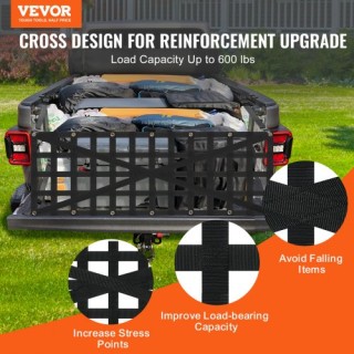 VEVOR Δίχτυ Πόρτας Φορτηγού 54 x 18 Ρυθμιζόμενο WMWJCX5418IN2RESLV0 VEVOR Δίχτυ Πόρτας Φορτηγού 54 x 18 Ρυθμιζόμενο WMWJCX5418IN2RESLV0