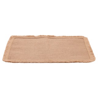 Villa dEste Home Ορθογώνιο σουπλά 45x30 cm από γιούτα με κεντημένο ...