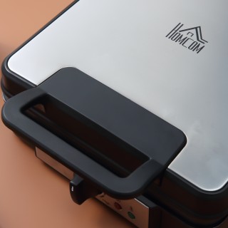 Βαφλιέρα HOMCOM με αντικολλητικές πλάκες και ρυθμιζόμενη θερμοκρασί... Βαφλιέρα HOMCOM με αντικολλητικές πλάκες και ρυθμιζόμενη θερμοκρασί...