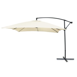 Galileo Ομπρελίνο λάμπα κήπου Cru 3x3 m από ανθρακούχο χάλυβα, 8 εν... Galileo Ομπρελίνο λάμπα κήπου Cru 3x3 m από ανθρακούχο χάλυβα, 8 εν...