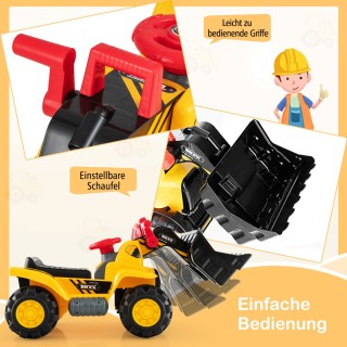 Costway Παιδικό Παιχνίδι Μπουλντόζα με Ήχους και Αποθηκευτικό Χώρο... Costway Παιδικό Παιχνίδι Μπουλντόζα με Ήχους και Αποθηκευτικό Χώρο...
