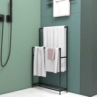 HOMCOM Αυτοστηριζόμενη Μεταλλική Πετσέταροθετήση με 2 Βραχίονες, 66...