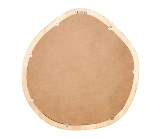 Ostaria Καθρέφτης Ξύλινος Οργανικός Φυσικός με Ξύλο και Γυαλί σε Κο...