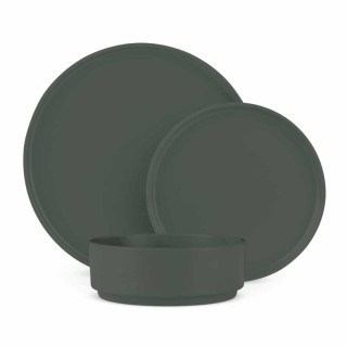 Berlinger Haus Σερβίτσιο Φαγητού 18 Τεμαχίων Matte Green Stoneware ...