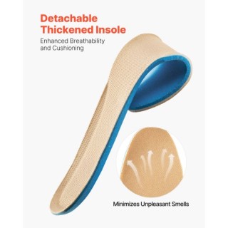 VEVOR Ανδρικές Τακτικές Μπότες Στρατιωτικού Στυλ 203mm Σαμουά με Πλ...