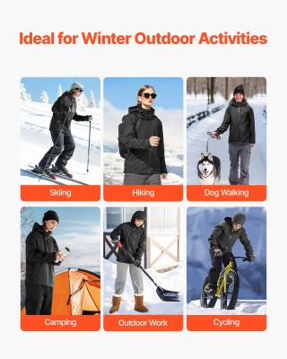 VEVOR Γυναικείο Θερμαινόμενο Μπουφάν 7.4V με Μπαταρία, Αδιάβροχο & ... VEVOR Γυναικείο Θερμαινόμενο Μπουφάν 7.4V με Μπαταρία, Αδιάβροχο & ...