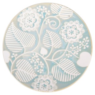 Villa DEste  Σετ 6τμχ Πιάτο επίπεδο 22 εκ. από κεραμικό σε boho chi...