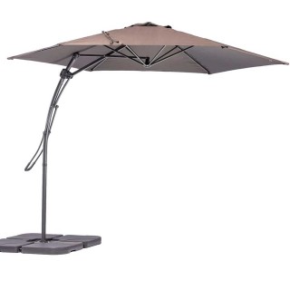 BAKAJI  Ομπρέλα Κήπου Τορτόρα Εκκεντρωμένη 3 x 3 μ. Βάση σε Σχήμα Σ...