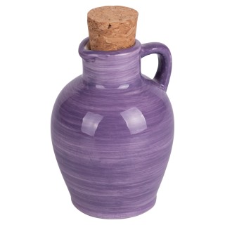 Villa dEste Home Μίνι δοχείο λαδιού 95 ml από κεραμικό με φελλό Dra...