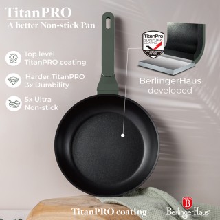 Berlinger Haus Αντικολλητικό Τηγάνι 24cm με πάτο Induction, Matte G...