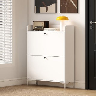 HOMCOM Σκονιστήριο Slim με 2 Συρτάρια Αναδιπλούμενα και Ρυθμιζόμενα... HOMCOM Σκονιστήριο Slim με 2 Συρτάρια Αναδιπλούμενα και Ρυθμιζόμενα...