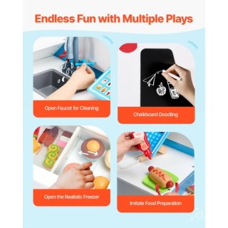 VEVOR Ξύλινο Παιχνίδι Παγωτατζίδικου Οχήματος για Παιδιά 3-7 Ετών D... VEVOR Ξύλινο Παιχνίδι Παγωτατζίδικου Οχήματος για Παιδιά 3-7 Ετών D...