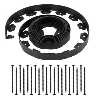 VEVOR Ευέλικτο Πλαστικό Όριο Κήπου 600x5 cm με 120 Καρφιά SLPZ20FT2... VEVOR Ευέλικτο Πλαστικό Όριο Κήπου 600x5 cm με 120 Καρφιά SLPZ20FT2...