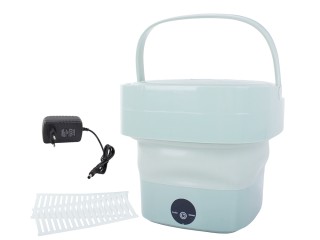 Φορητό Αναδιπλούμενο Πλυντήριο Ρούχων Ταξιδιού 40W 24,5 x 26,5 x 2... Φορητό Αναδιπλούμενο Πλυντήριο Ρούχων Ταξιδιού 40W 24,5 x 26,5 x 2...